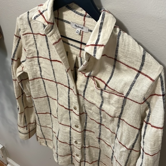 Madewell Flannel Ex Boyfriend Shirt - Picture 4 of 5